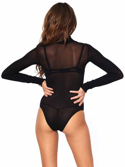 model showing back