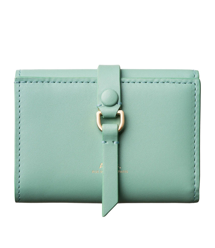 A.P.C - Trifold Noa Simple - Jade-Accessoires-PXAVW-F63557