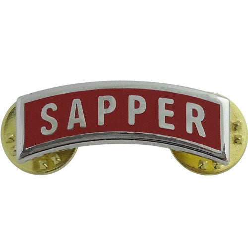 Army enamel Tab: Sapper