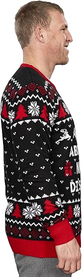 Ask Me About My Ninja Funny Flip Costume Adult Ugly Christmas Sweater - TVStoreOnline