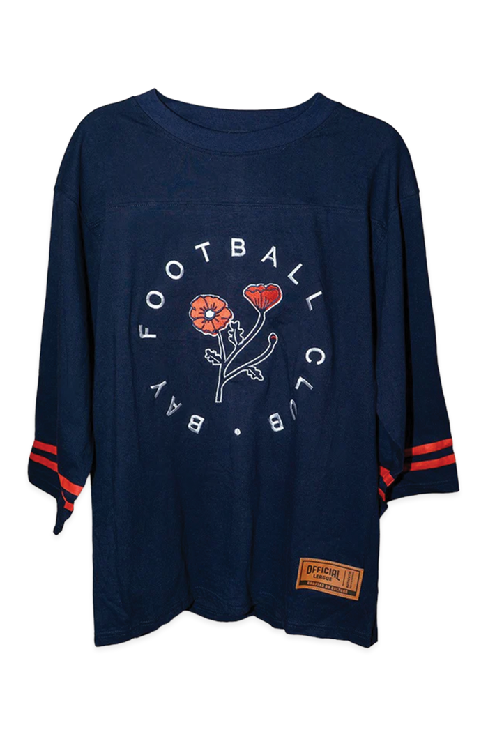 [ Bay FC ] Oversized Football Tee