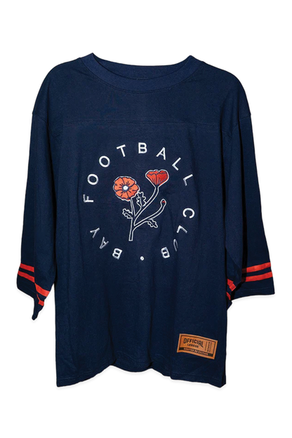 [ Bay FC ] Oversized Football Tee