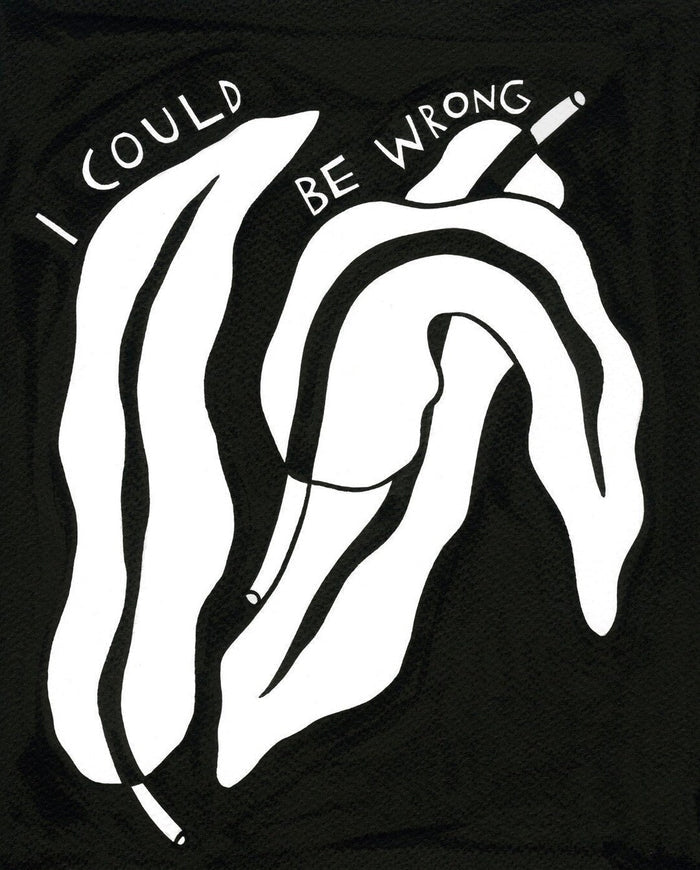 MPLS Artist Bekah Worley I Could Be Wrong Art Print