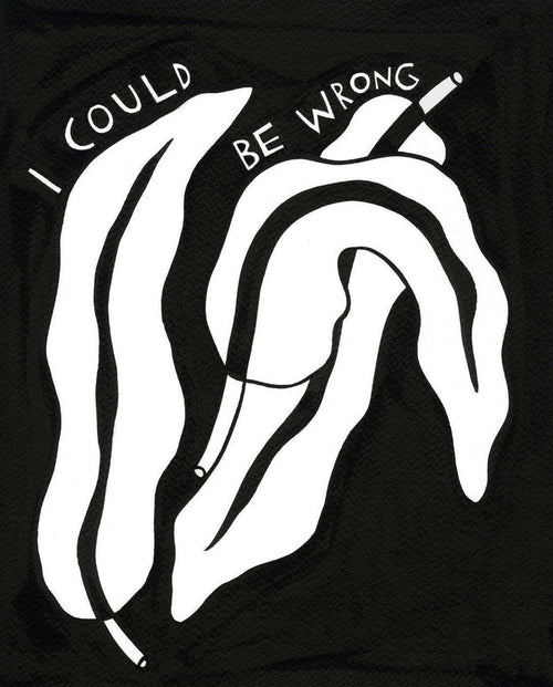 MPLS Artist Bekah Worley I Could Be Wrong Art Print