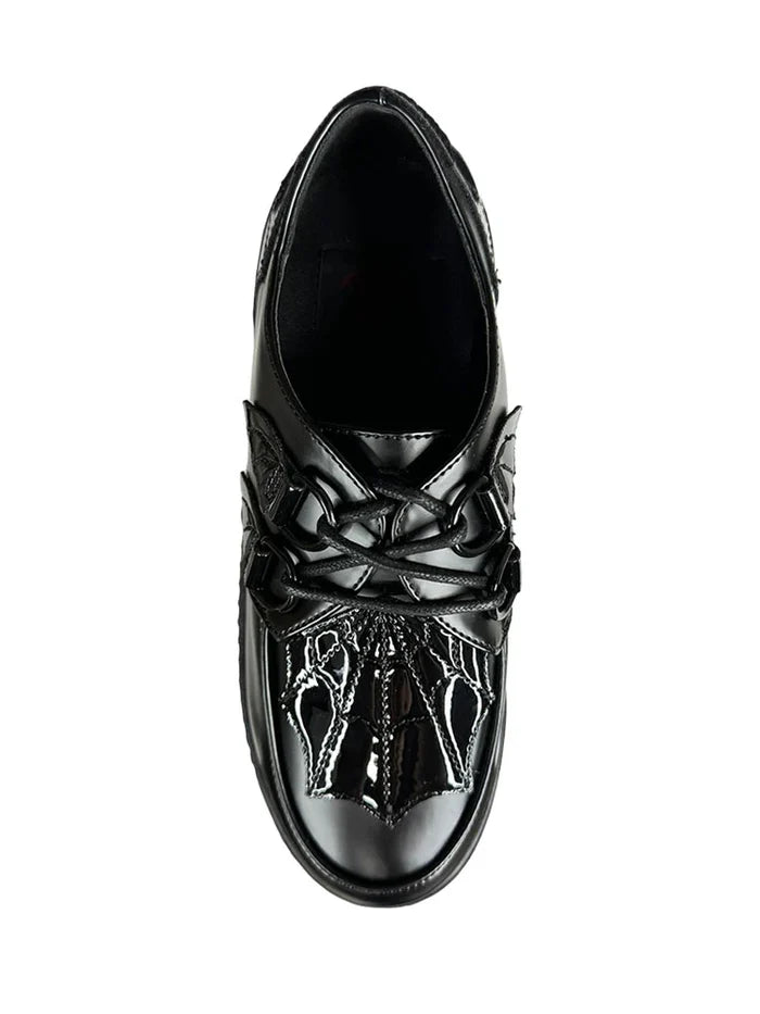 Black Krypt Spider Web Creeper Shoe