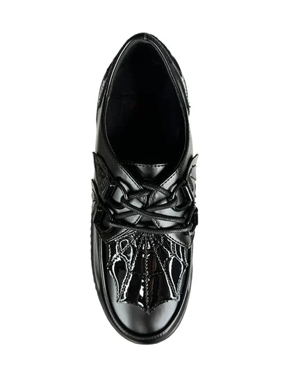 Black Krypt Spider Web Creeper Shoe