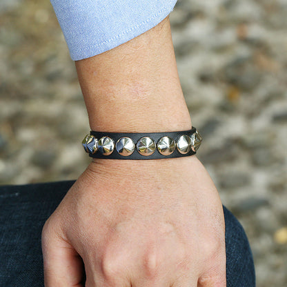 model wearing bracelet