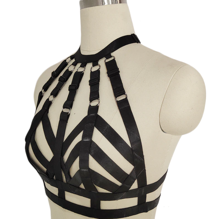 harness on mannequin