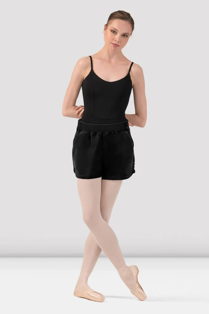 Bloch Adults Debby Velvet Short, Black R90007