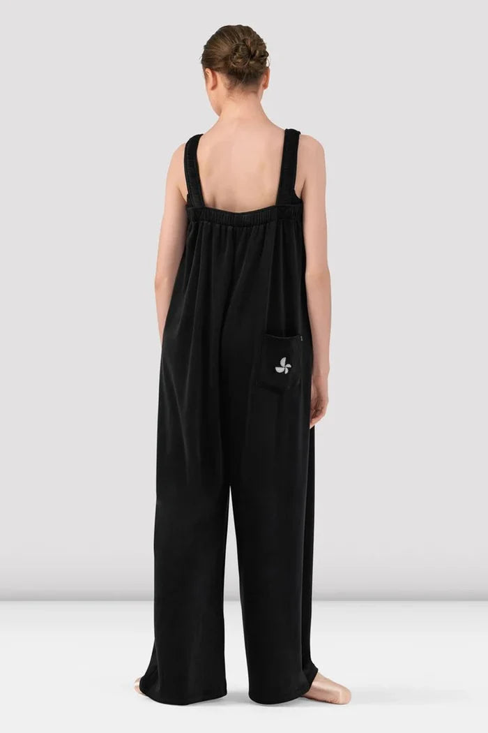 Bloch Adults Isabella Velvet Jumpsuit, Black U12005