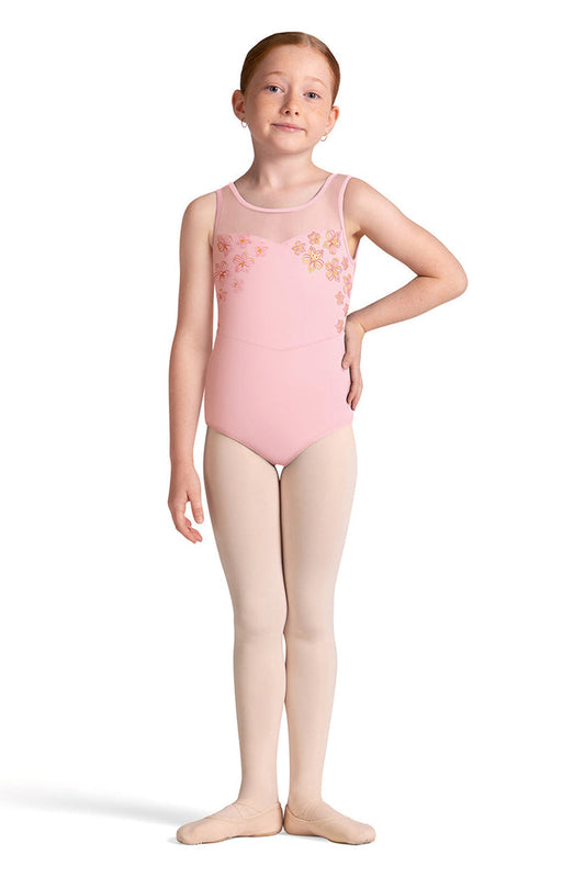 Bloch Linda Mesh Cross Back Tank Leo, CL50011