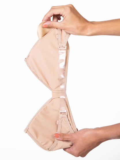 Body Wrappers Deep V Plunge Bra with Removable Padding, 291