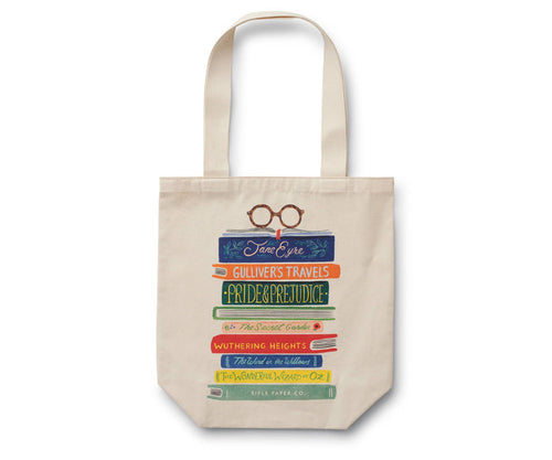 Book Club Canvas Tote Bag -- Rifle Paper Co.