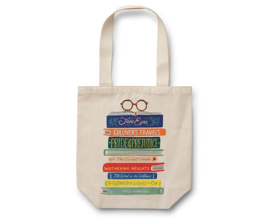 Book Club Canvas Tote Bag -- Rifle Paper Co.