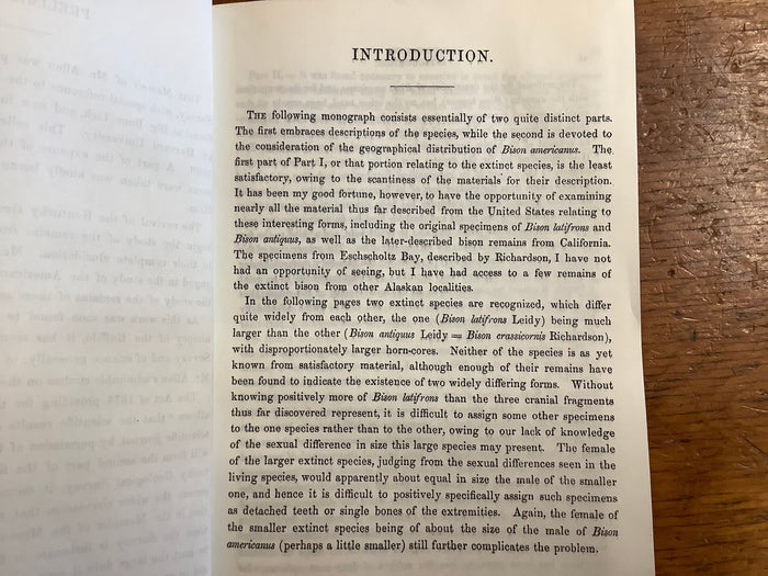 BOOKS - American Bisons, Living and Extinct    J. A. Allen