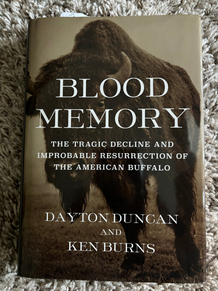 BOOKS - Blood Memory by Dayton Dunkan and Ken Burns