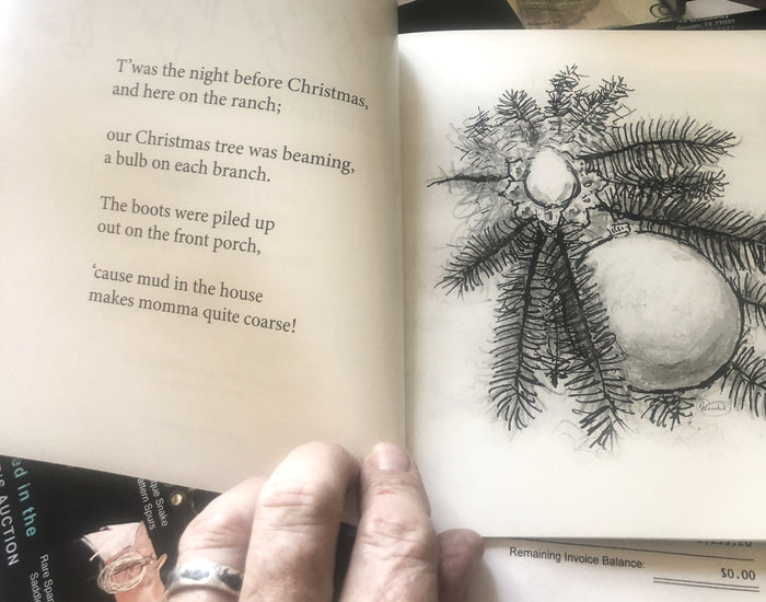 BOOKS - "Christmas Eve on the Ranch"  by Larry Quisenberry