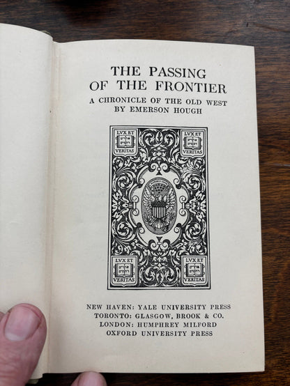 BOOKS - The Passing of the Frontier