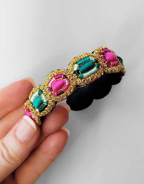 Bracelet Youkounkoun rubis et émeraudes