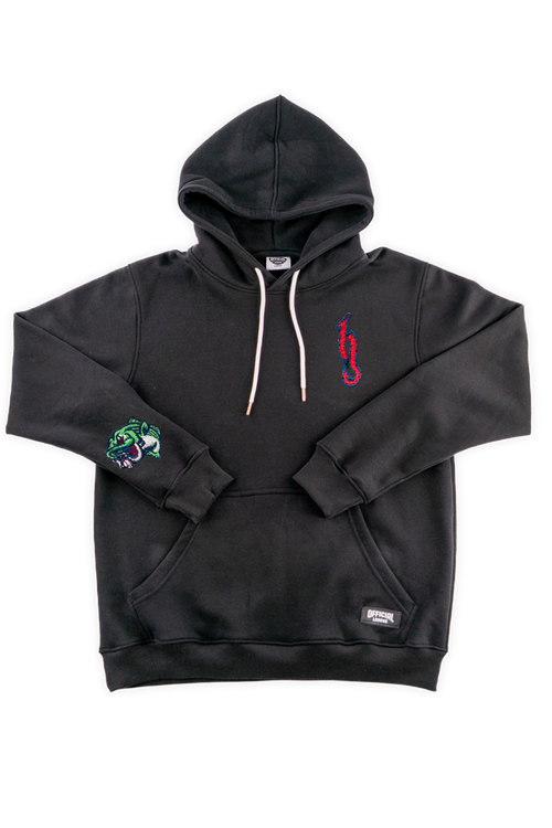 [ Brantley Gilbert x Gwinnett Stripers ] Fish Hook Live-In Hoodie - Official League