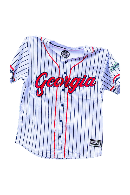 [ Brantley Gilbert x Gwinnett Stripers ] Home Pinstripe Jersey - Official League