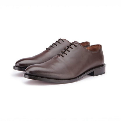 Brunel Wholecut Oxford - Dark Brown