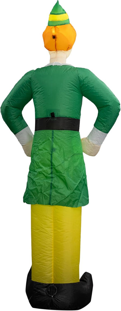Buddy The Elf Indoor/Outdoor Xmas Light Up Inflated Yard Holiday Decoration - TVStoreOnline