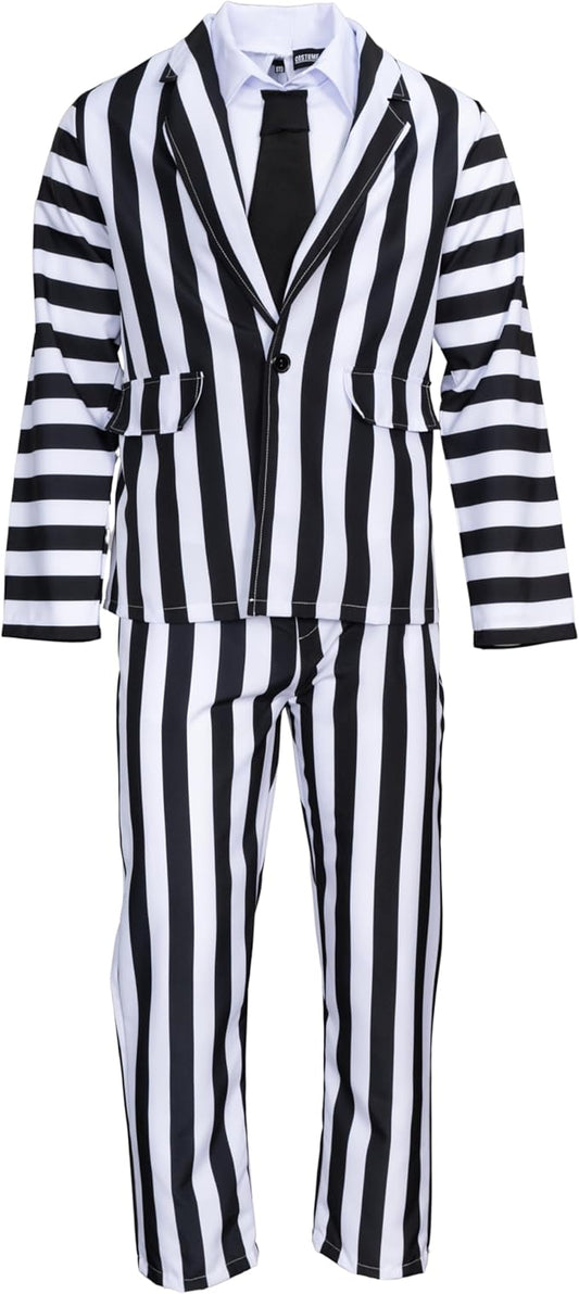 Bugman 80’s Beetle Beetle Beetle Keaton Movie Halloween Cosplay Costume 3-Piece Suit - TVStoreOnline