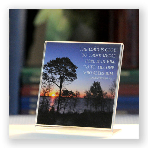 Camden Sunrise (Lam 3:25) - Framed Mini Print