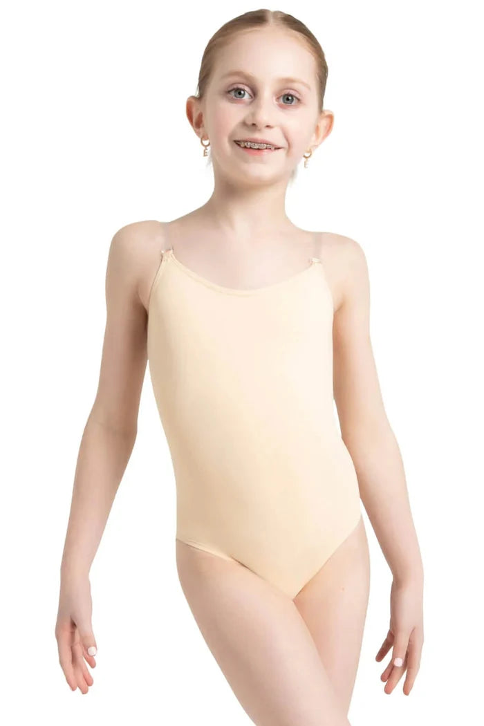 Capezio Camisole Leotard w/ Clear Transition Straps - Girls, 3532C