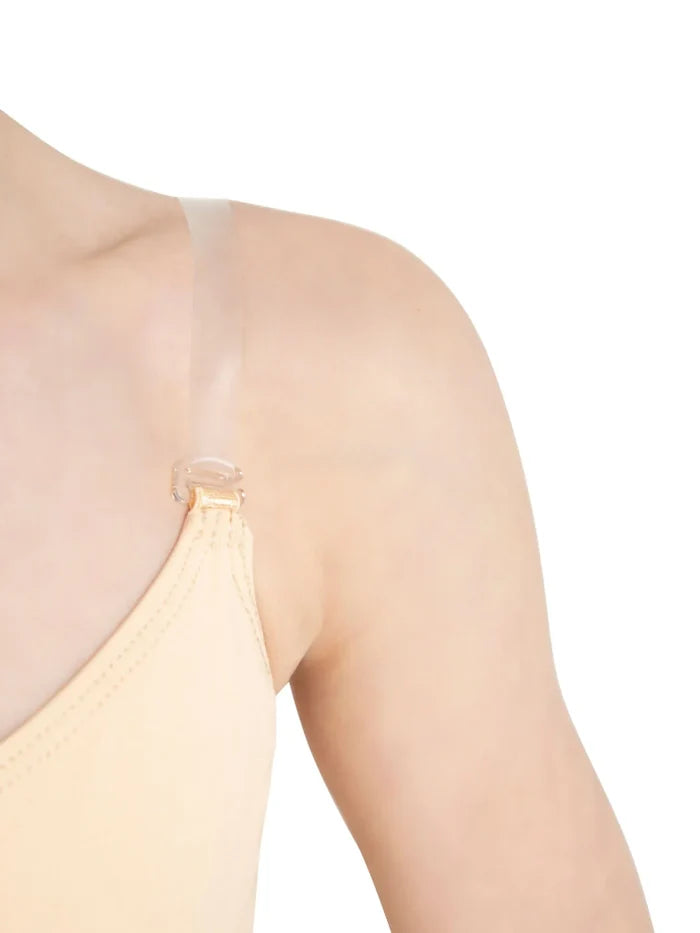 Capezio Camisole Leotard w/ Clear Transition Straps - Girls, 3532C