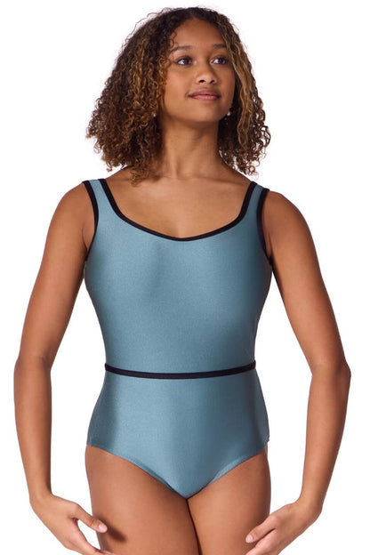 Capezio Enchanted Contrast Graceful Tank Leotard, F12610W