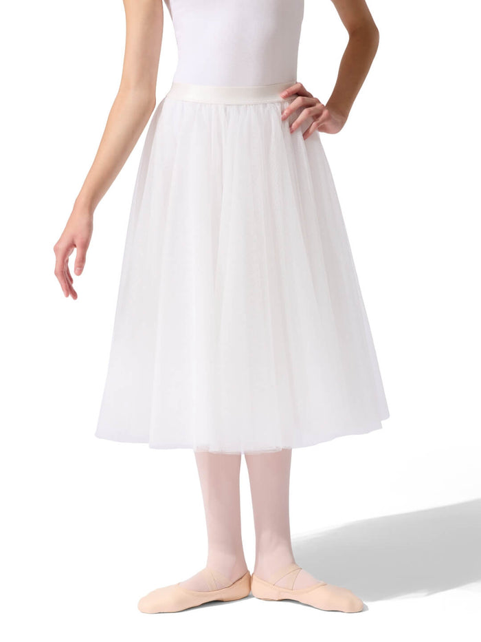 Capezio Étoile Long Tutu Skirt - Child, White N280C