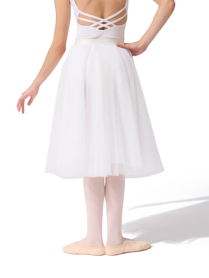 Capezio Étoile Long Tutu Skirt - Child, White N280C