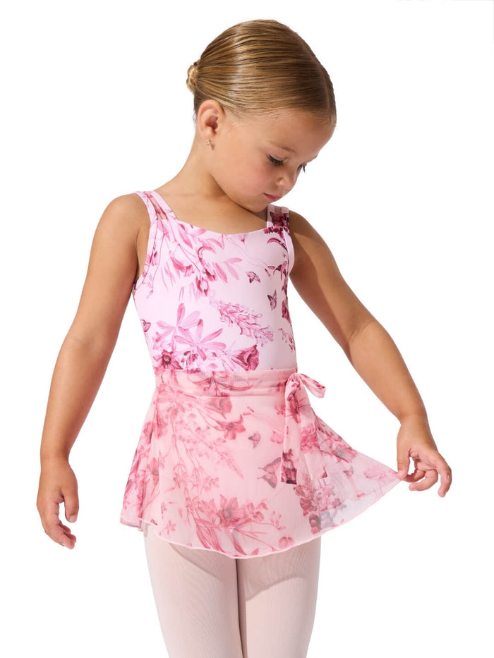 Capezio Fairy Toile Fae Ribbon Skirt, Pink F12645C