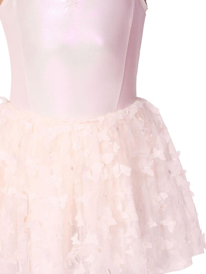 Capezio Flutter Monarch Tutu Dress, White Alyssum F12574C
