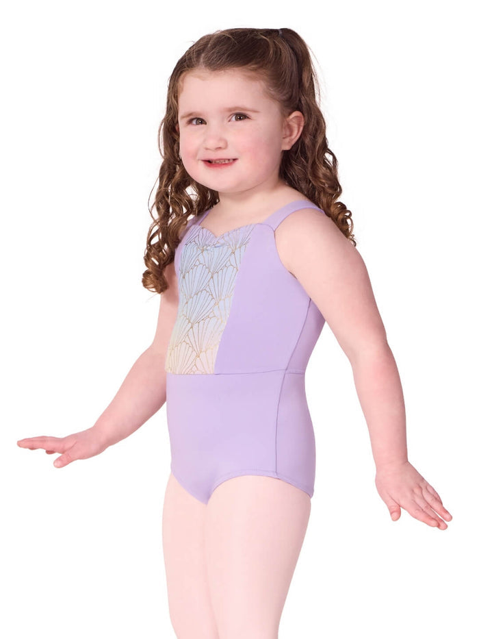 Capezio Sea Star Seashell Tank Leotard, Lavender F12580C
