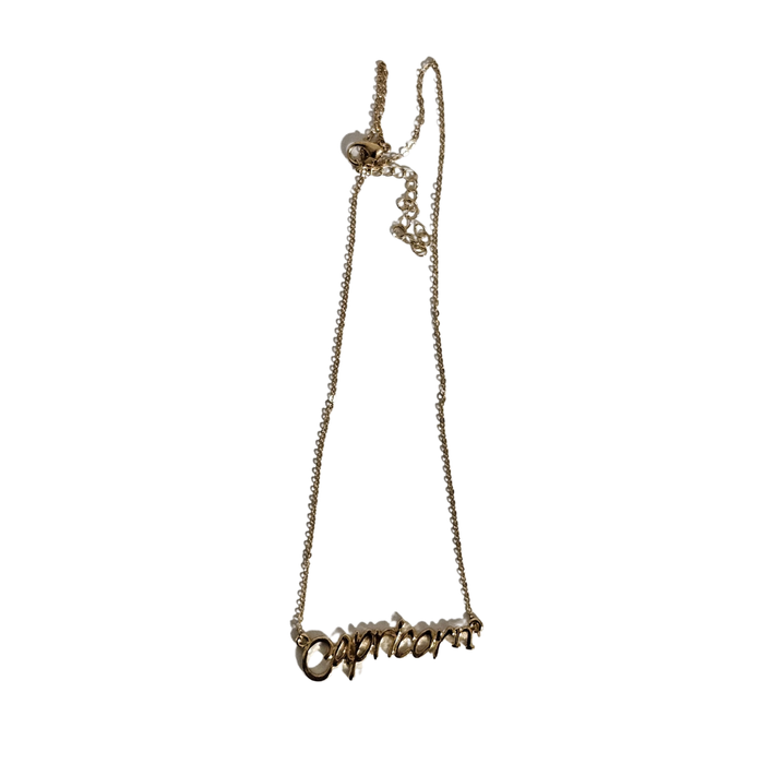 Capricorn Gold Necklace