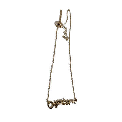 Capricorn Gold Necklace