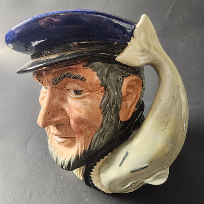 Capt Ahab Royal Daulton D6000 Character jug