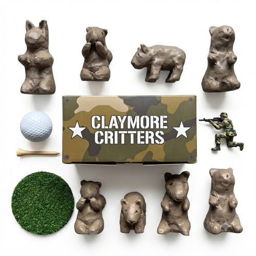 Carl Speckler's Claymore Critters Clay Collectable Figures Holiday Gift Idea Set - TVStoreOnline