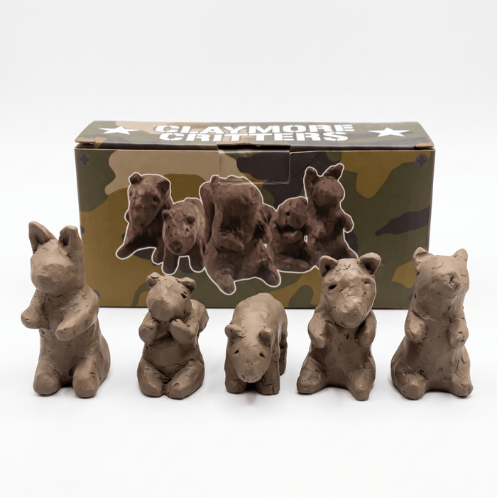 Carl Speckler's Claymore Critters Clay Collectable Figures Holiday Gift Idea Set - TVStoreOnline