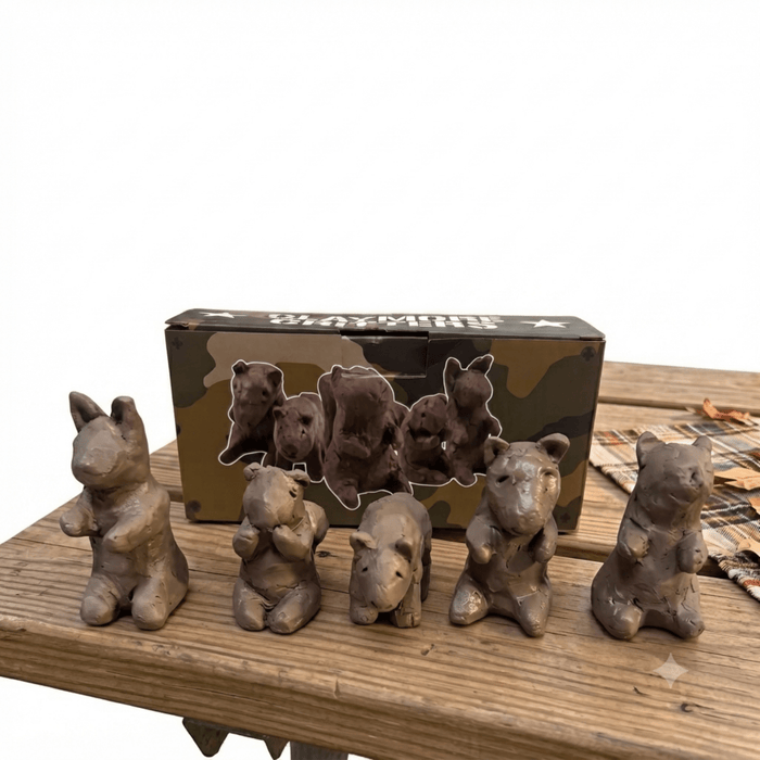 Carl Speckler's Claymore Critters Clay Collectable Figures Holiday Gift Idea Set - TVStoreOnline