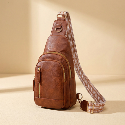 Carvia – Women’s Multi Pocket Crossbody Sling Bag