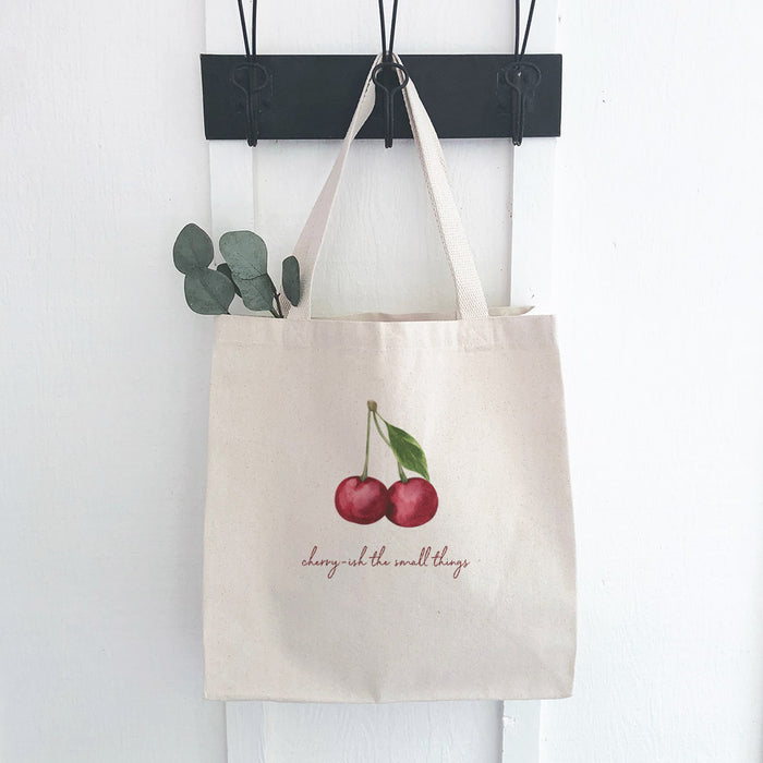 Cherry-ish The Small Things - Canvas Tote Bag