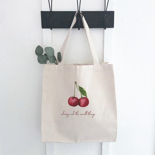Cherry-ish The Small Things - Canvas Tote Bag