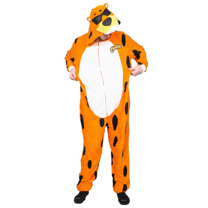 Chester Cheetos Adult Onesie Pajama Jumpsuit Halloween Cosplay Costume