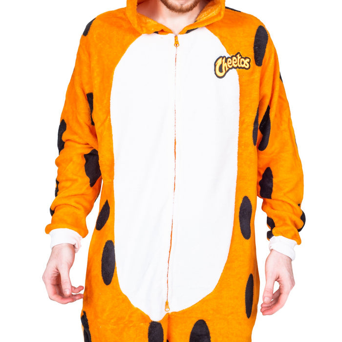 Chester Cheetos Adult Onesie Pajama Jumpsuit Halloween Cosplay Costume