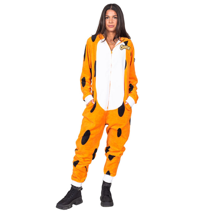 Chester Cheetos Adult Onesie Pajama Jumpsuit Halloween Cosplay Costume