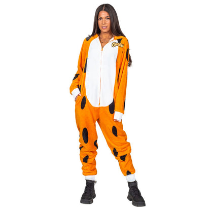 Chester Cheetos Adult Onesie Pajama Jumpsuit Halloween Cosplay Costume
